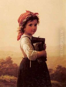 A Little Schoolgirl by Meyer Georg von Bremen