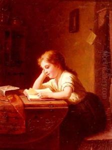 Das Lesende Madchen (Girl Reading) by Meyer Georg von Bremen