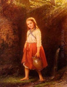 Madchen Mit Wasserkrug (The Young Water Carrier) by Meyer Georg von Bremen