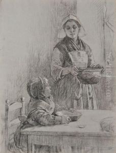 Colazione by Louis Emile Adan