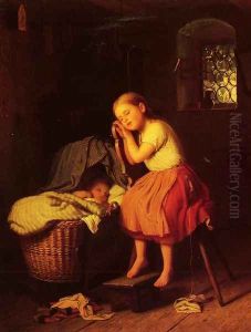 Mittagsruhe (Siesta) by Meyer Georg von Bremen