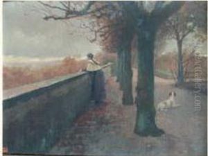 Soir D'automne, Esquisse by Louis Emile Adan