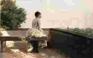 Far Away Thoughts by Louis Emile Adan