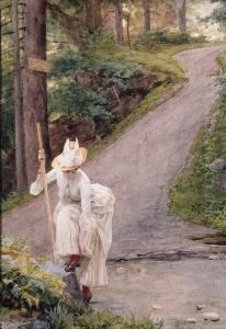 Chemin De La Cascade by Louis Emile Adan