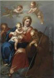 Madonna Col Bambino E San Francesco by Luigi Ademollo