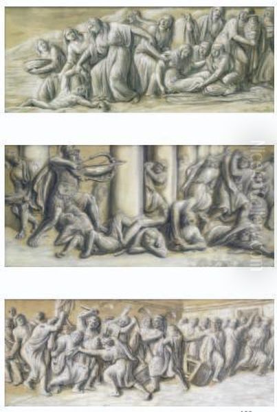 A) "scena Bucolica" - B) "scena
Romana" - C) "scena Biblica" - D) "scena Dall'odissea" - E) "scena
Dall'illiade" - view 1
