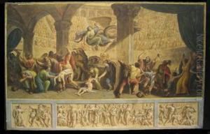 In The Coliseum: Pair by Luigi Ademollo