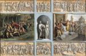 Composizione Con Scene Della Storia Antica by Luigi Ademollo