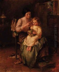 Preparing for bed by William Kay Blacklock