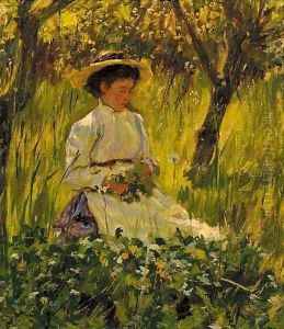 The flower picker by William Kay Blacklock