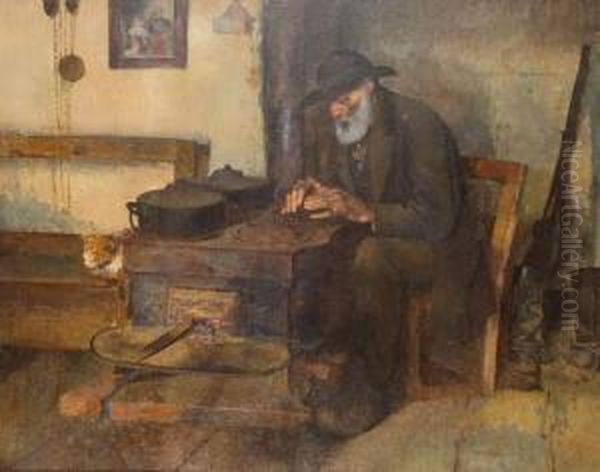 Signee Et Datee 1895 En Bas A Droite Et Encadree - view 1