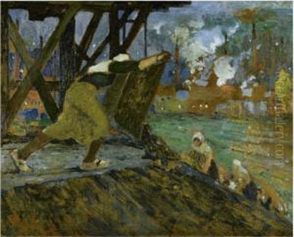 Women Working At Dawn - view 1
