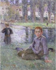 The Young Fisherman by Jules Adler