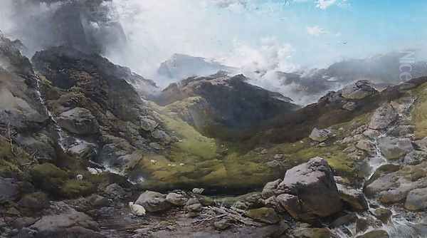 Clouds passing over Ben More, 1870 - view 1