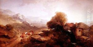 Welsh Landscape by Henry Bright