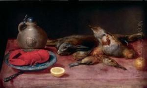 Nature Morte Au Homard Et Au Gibier by Alexander Adriaenssen