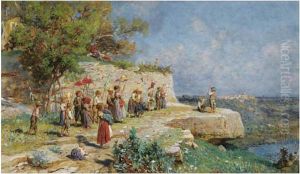 Procession D'enfants by Franz Theodor Aerni