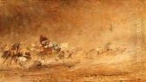 Desert Sandstorm by Franz Theodor Aerni
