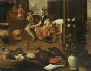 Kucheninterieur Eines Gasthauses
