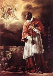 St Carlo Borromeo 1611-12 by Orazio Borgianni