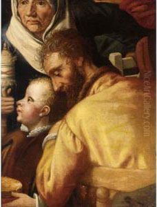 A Man, A Boy And An Elderly Lady by Pieter Aertsen