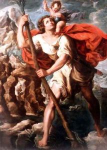 Saint Christopher by Orazio Borgianni