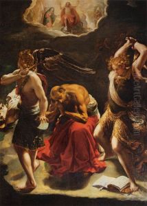 The Vision of St Jerome by Orazio Borgianni