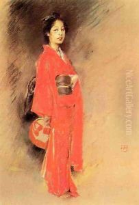 A Japanese Woman by Robert Frederick Blum