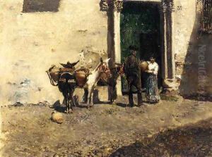 A Spanish Water Carrier (Toledo) by Robert Frederick Blum