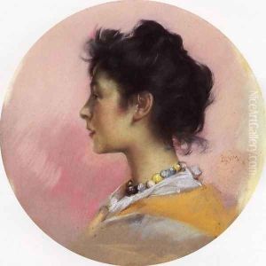 Portrait of Flora de Stephano by Robert Frederick Blum
