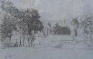 Wooded Landscape With Outbuildings Wooded Landscape With Outbuildings