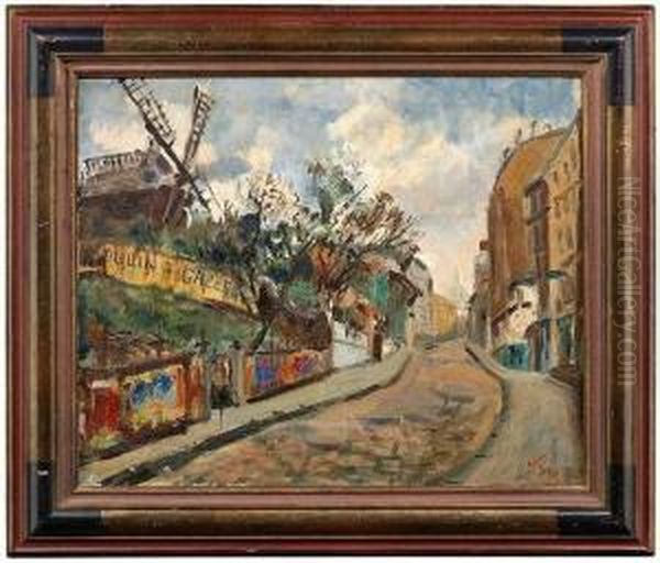 Moulin De La Galette At The Montmartre - view 1