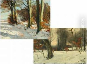 Winter Landscapes by Hans Agersnap