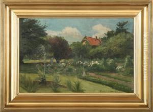 Garden Scenery by Hans Agersnap