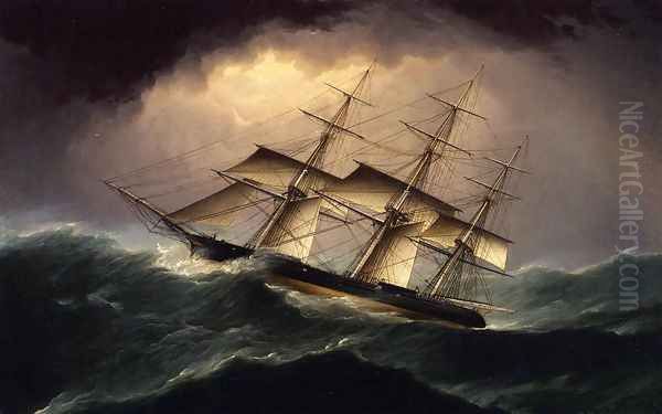 Clipper in a Heavy Sea - view 1