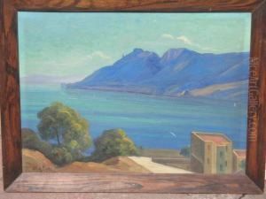 Bord De Mer En Afrique Du Nord by Romeo Charles Aglietti