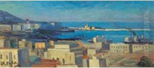 " Le Port D'alger ". by Romeo Charles Aglietti