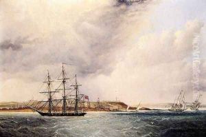A View of Nassau in the Bahamas, West Indies by James E. Buttersworth