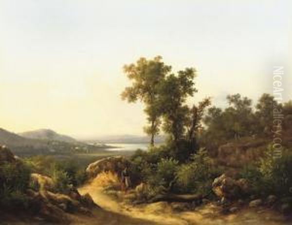 Motivo Apresso Il Lago Trasimeno: A View Of Lake Trasimeno, Italy - view 1