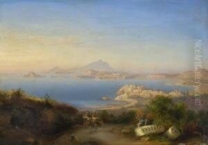 Blick Auf Die Halbinsel Procida Im
 Golf Von Neapel.
