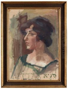 Damportratt I Profil by Ivan Agueli