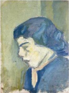 Portratt (portrait Of A Woman In Profile) by Ivan Agueli