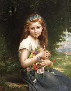Leanyka Nyari Viragokkal by Tito Agujari
