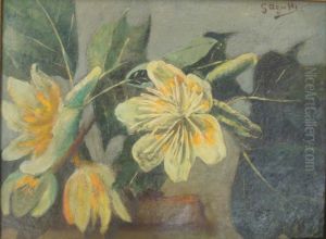 Fleurs, Les Roses De Noel by Georgette Agutte