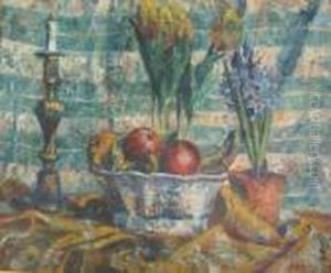 Coupe De Fruits Et De Fleurs