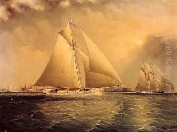 Yachting in New York Harbor - view 1