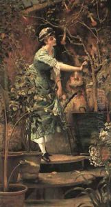 In a Conservatory by George Hamilton Barrable