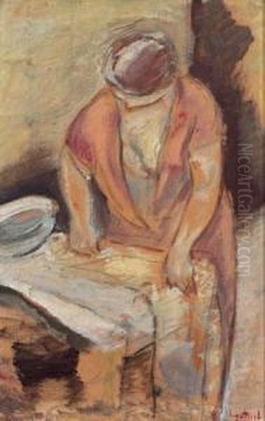 A Girl Working - view 1