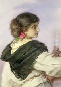 A Young Water Carrier, 1870 by Guido Bach
