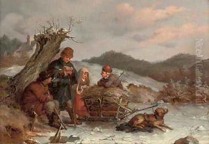 A rest on the way, Winter